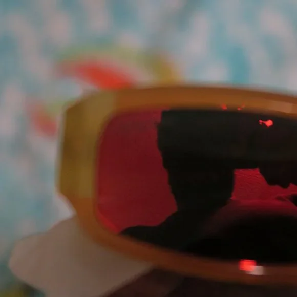 Jacquemus Les Lunettes Altu Orange Contrast Sunglasses  display picture 3